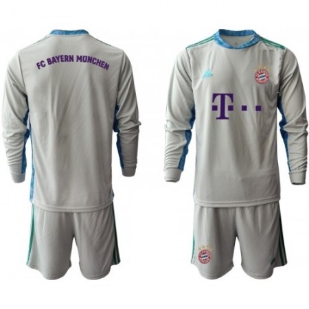 Koszulka Bayern Monachium Bramkarska Dziecięcy Trzeci Koszulki Piłkarskie 2020-2021 Długi Rękaw